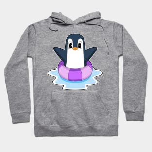 Penguin Swimming Lifebuoy Hoodie